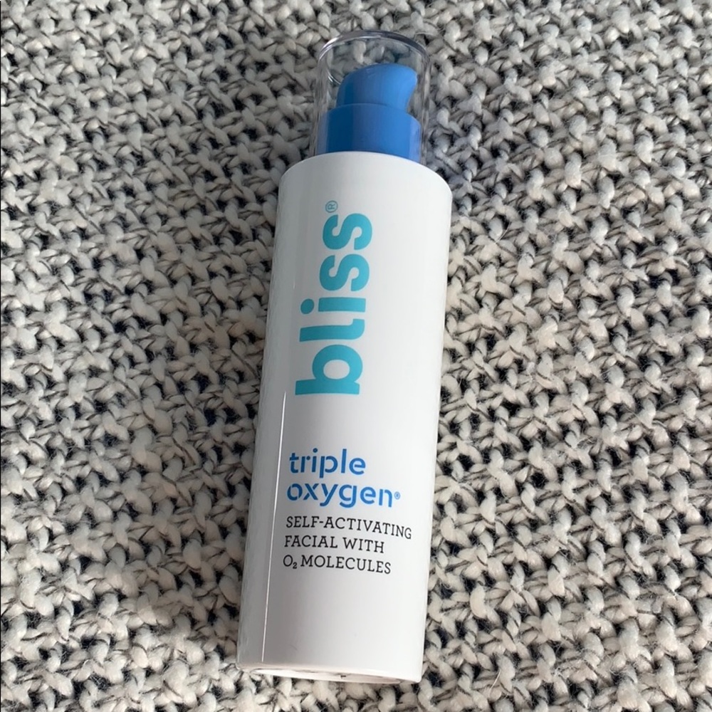 Bliss triple oxygen facial